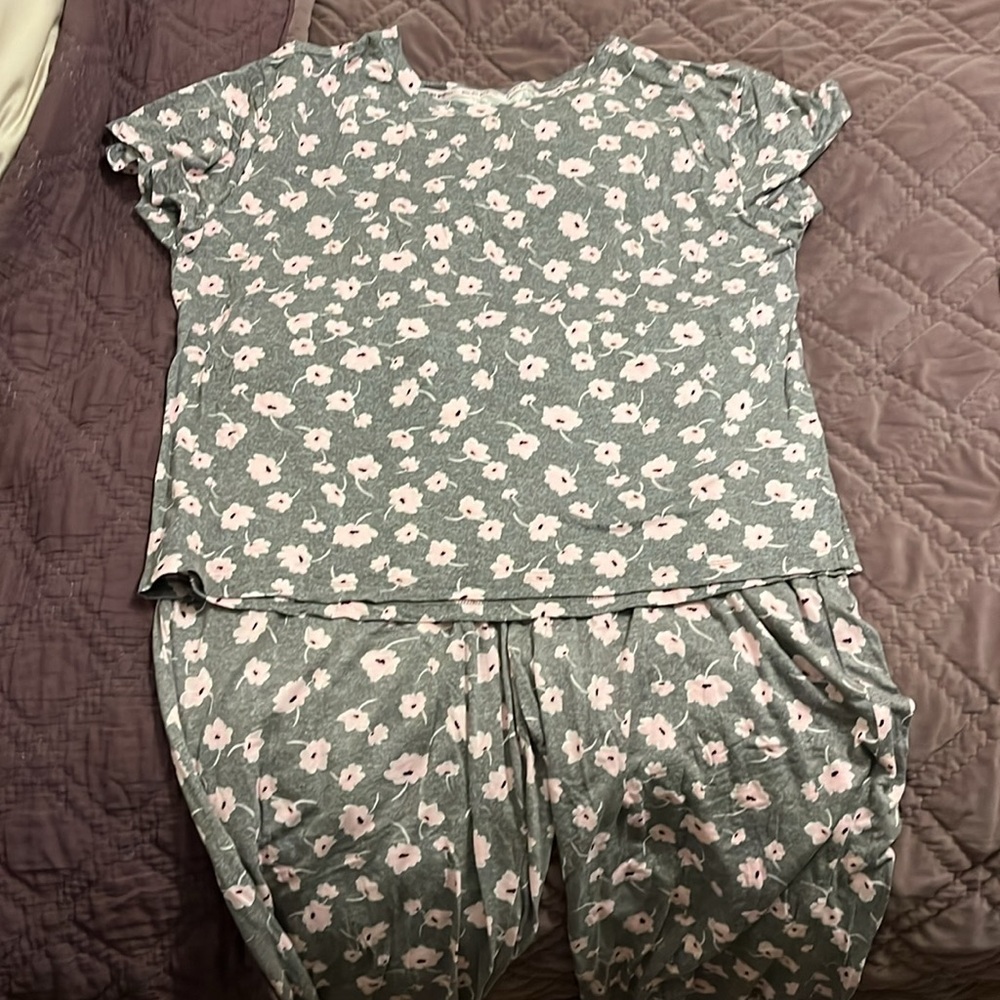 Pink/Gray Joyspun Pajamas